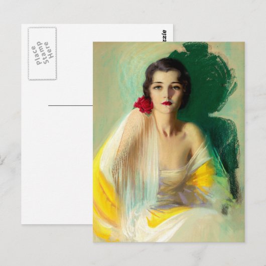 レトロ美しい33 ポストカード (正面/裏面)