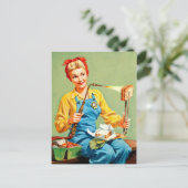 レトロ美しい38 ポストカード (スタンド正面)