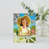 レトロ美しい40 ポストカード (スタンド正面)