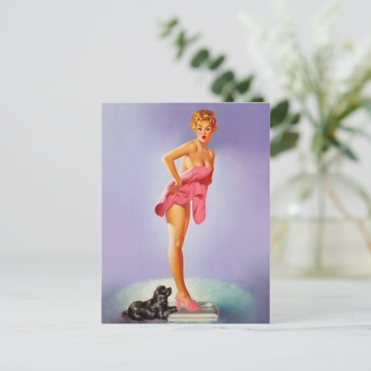 レトロ美しい56 ポストカード (スタンド正面)