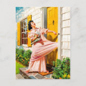 レトロ美しい64 ポストカード (正面)