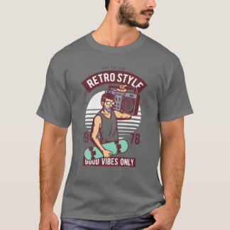 レトロ美服パーティー衣装 – 70S 80S 90S Tシャツ