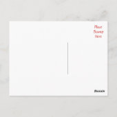 レトロ考えズオブユーフローラ蝶はがき ポストカード (裏面)