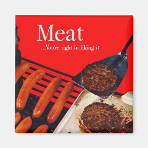 レトロ肉 マグネット