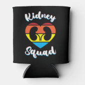 レトロ腎症チーム透析ナース腎臓分隊 缶クーラー (正面)