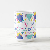 レトロ膜幾何学模様 コーヒーマグカップ (中央)