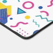 レトロ膜幾何学模様 デスクマット (コーナー)