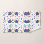 レトロ膜幾何学模様 ハンドタオル (ハンドタオル)