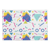 レトロ膜幾何学模様 枕カバー (裏面-右)