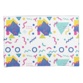 レトロ膜幾何学模様 枕カバー (正面右)