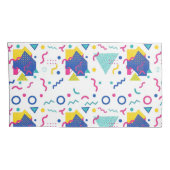 レトロ膜幾何学模様 枕カバー (裏面-右)