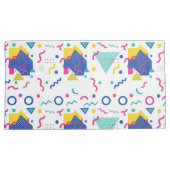 レトロ膜幾何学模様 枕カバー (正面右)