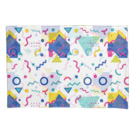 レトロ膜幾何学模様 枕カバー