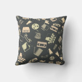 レトロ膜素子パターン クッション (裏面)