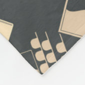 レトロ膜素子パターン フリースブランケット (角)