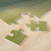 レトロ自然層 |ヴィンテージニュートラルトーンアゲート ジグソーパズル (側面)