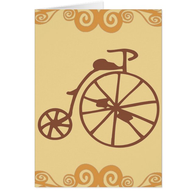 レトロ自転車 (正面)