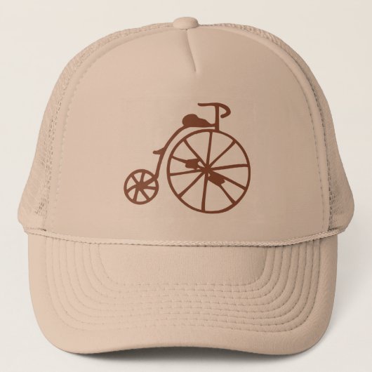 レトロ自転車 キャップ (正面)