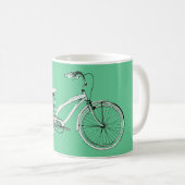 レトロ自転車 コーヒーマグカップ (正面右)