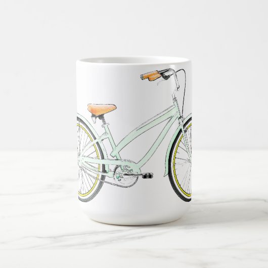 レトロ自転車 コーヒーマグカップ (中央)
