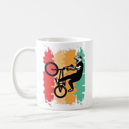 レトロ自転車 コーヒーマグカップ (左)