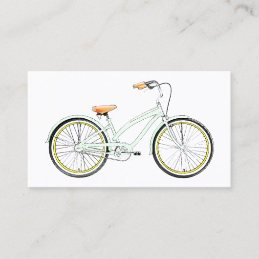 レトロ自転車 ビジネスカード (正面)
