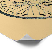 レトロ自転車 ポスター (角)