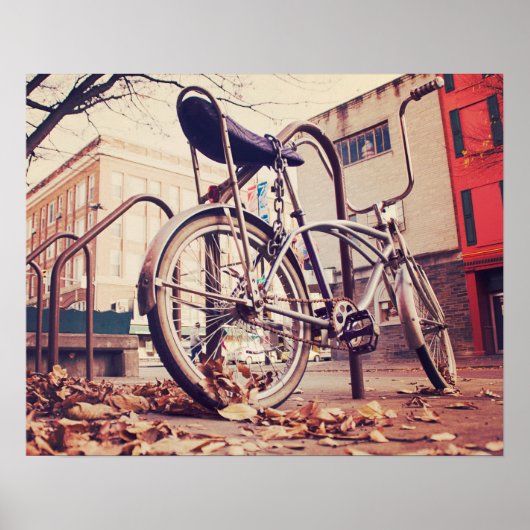 レトロ自転車 ポスター (正面)