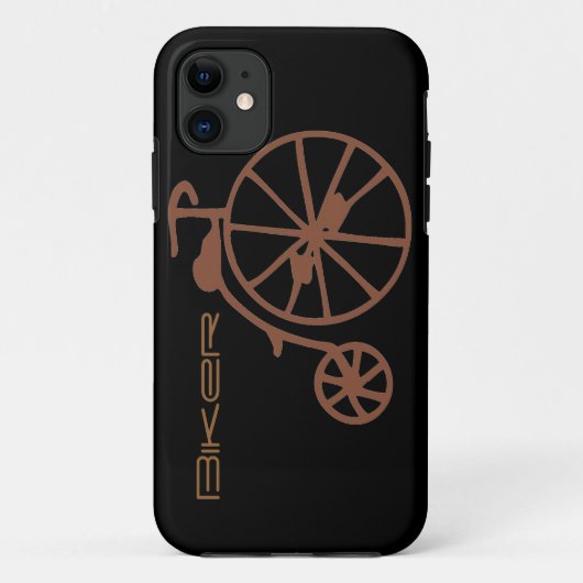 レトロ自転車 Case-Mate iPhoneケース (裏面)