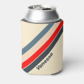 レトロ航海のレインボーストライプのー（名前） 缶クーラー (缶裏面)