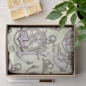 レトロ航海の模様 薄葉紙 (ギフト)