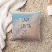 レトロ航空グランドキャニオンのアリゾナ写真ヴィンテージ クッション (ブランケット)