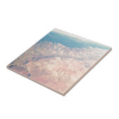 レトロ航空グランドキャニオンのアリゾナ写真ヴィンテージ タイル (側面)