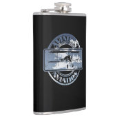 レトロ航空バッジ フラスク (右)