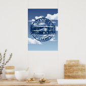 レトロ航空芸術 ポスター (キッチン)