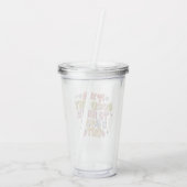 レトロ良い日を過ごすには良い日だ アクリルタンブラー (裏面)