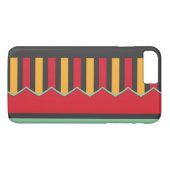 レトロ色で縞で飾り、振ります Case-Mate iPhoneケース (裏面(横))