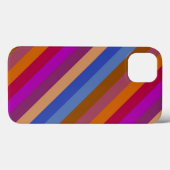 レトロ色のストライプパターン Case-Mate iPhoneケース (裏面 (横))