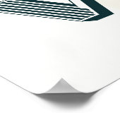 レトロ色の古いタイマー。 ポスター (角)