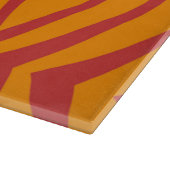 レトロ色の図形 カッティングボード (角)