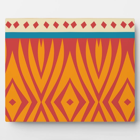 レトロ色の形 フォトプラーク (正面)