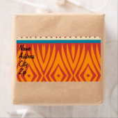 レトロ色の形 ラベル (インサイチュ)