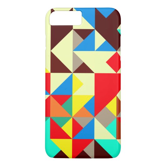 レトロ色の形 Case-Mate iPhoneケース (裏面)