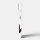 レトロ色の抽象デザインの形 Case-Mate iPhoneケース (裏面 / 左)