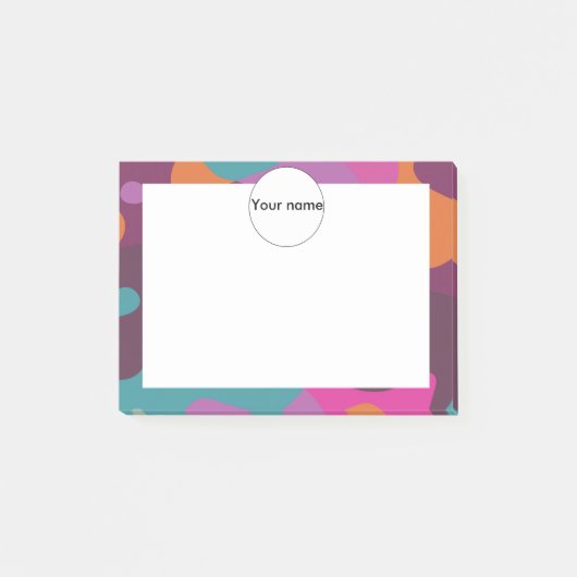 レトロ色の混沌 ポストイット (正面)