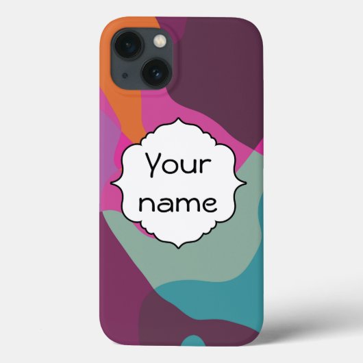 レトロ色の無秩序 Case-Mate iPhoneケース (裏面)