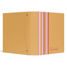 レトロ色オレンジピンク金ゴールドスストライプクリプト名