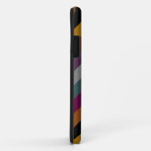 レトロ色ストライプパターン2 Case-Mate iPhoneケース (裏面/右)