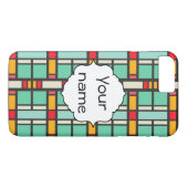 レトロ色パターンの形 Case-Mate iPhoneケース (裏面(横))
