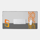 レトロ色ブロック デスクマット (キーボード&マウス)